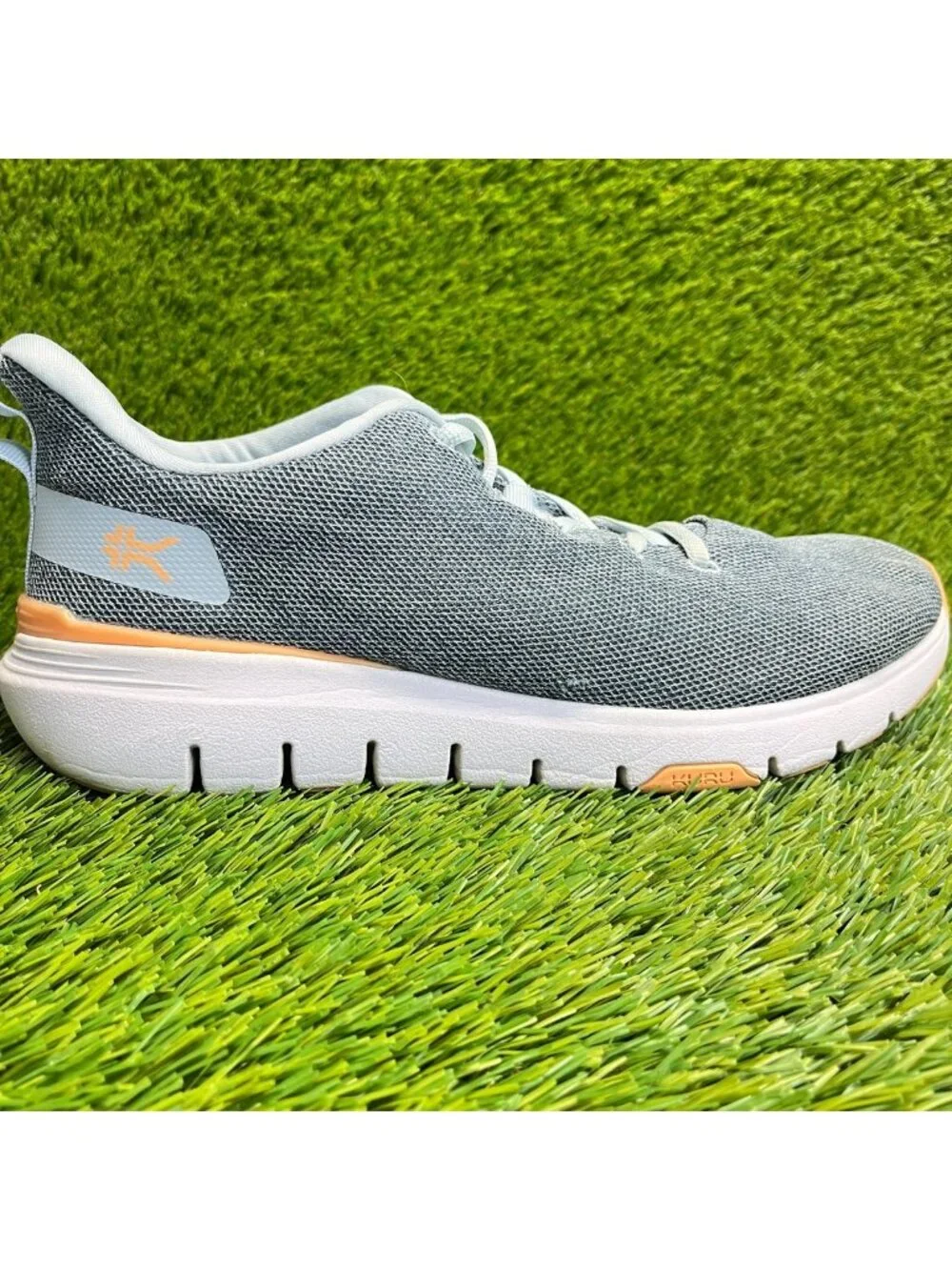 Kuru Flex Via Womens Size 9.5 Blue White Athletic Running Walking Shoes Sneakers